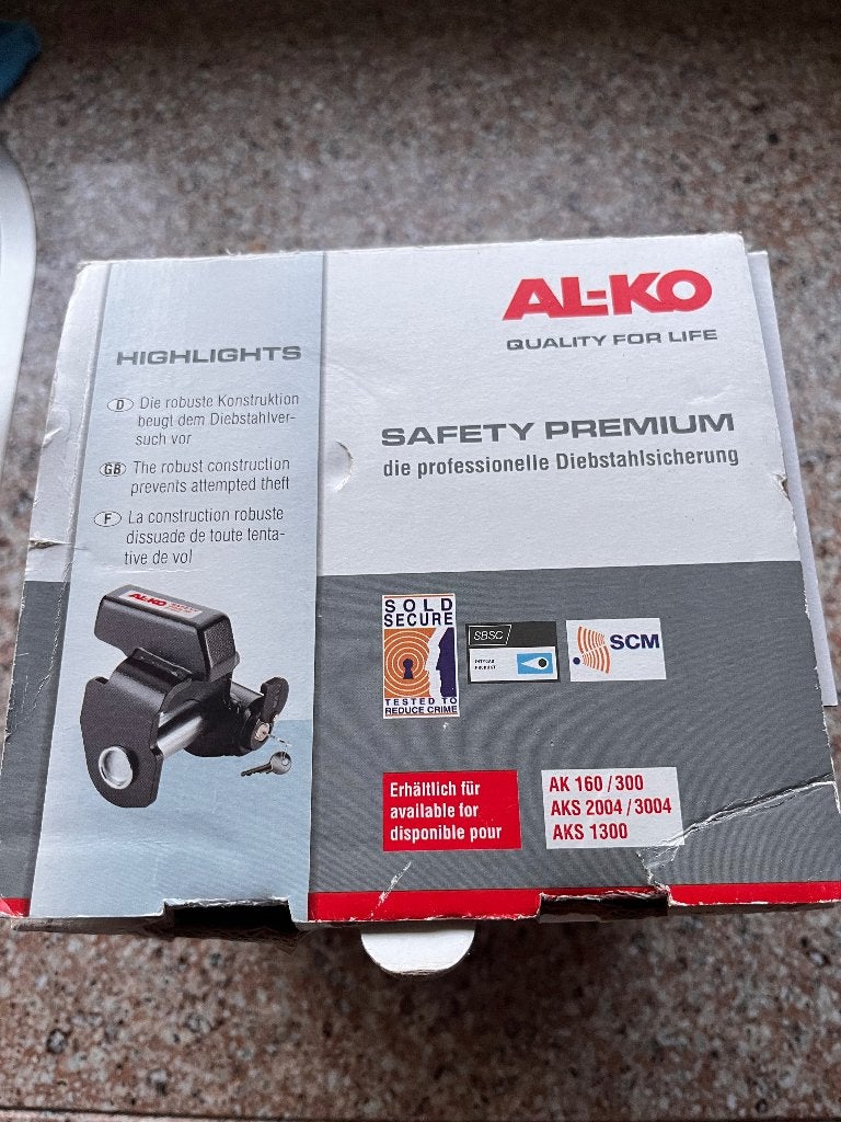 Disselslot Alko, Ophalen, Gebruikt
