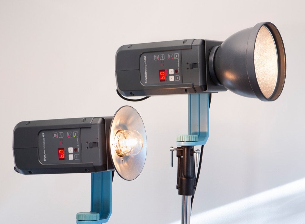 Broncolor Compuls set incl toebehoren, Audio, Tv en Foto, Fotografie | Fotostudio en Toebehoren, Ophalen, Opvouwbaar, Gebruikt