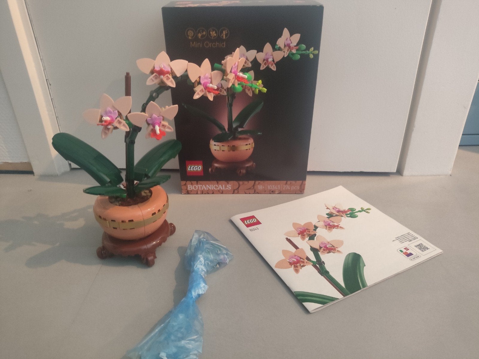 LEGO Mini Orchidee 10343 - Botanische Collectie, Ophalen of Verzenden