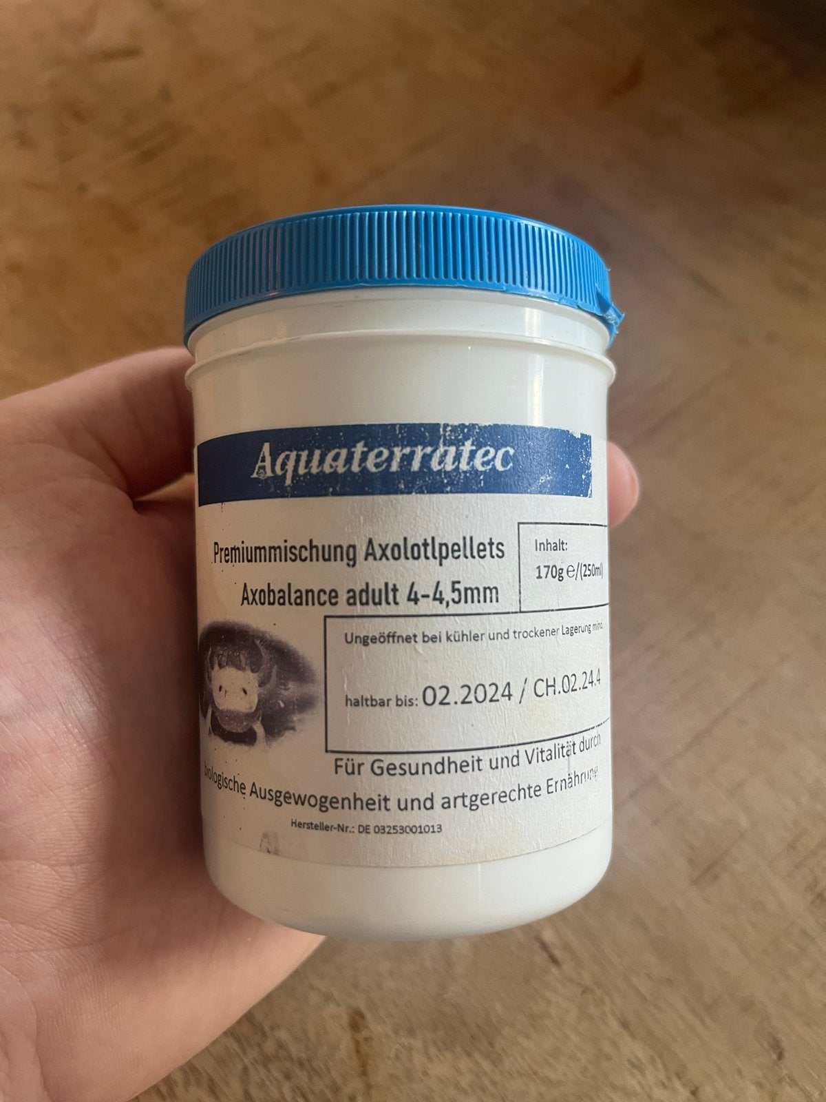 Axolotl voer 170g 250ml, Ophalen of Verzenden, Vee