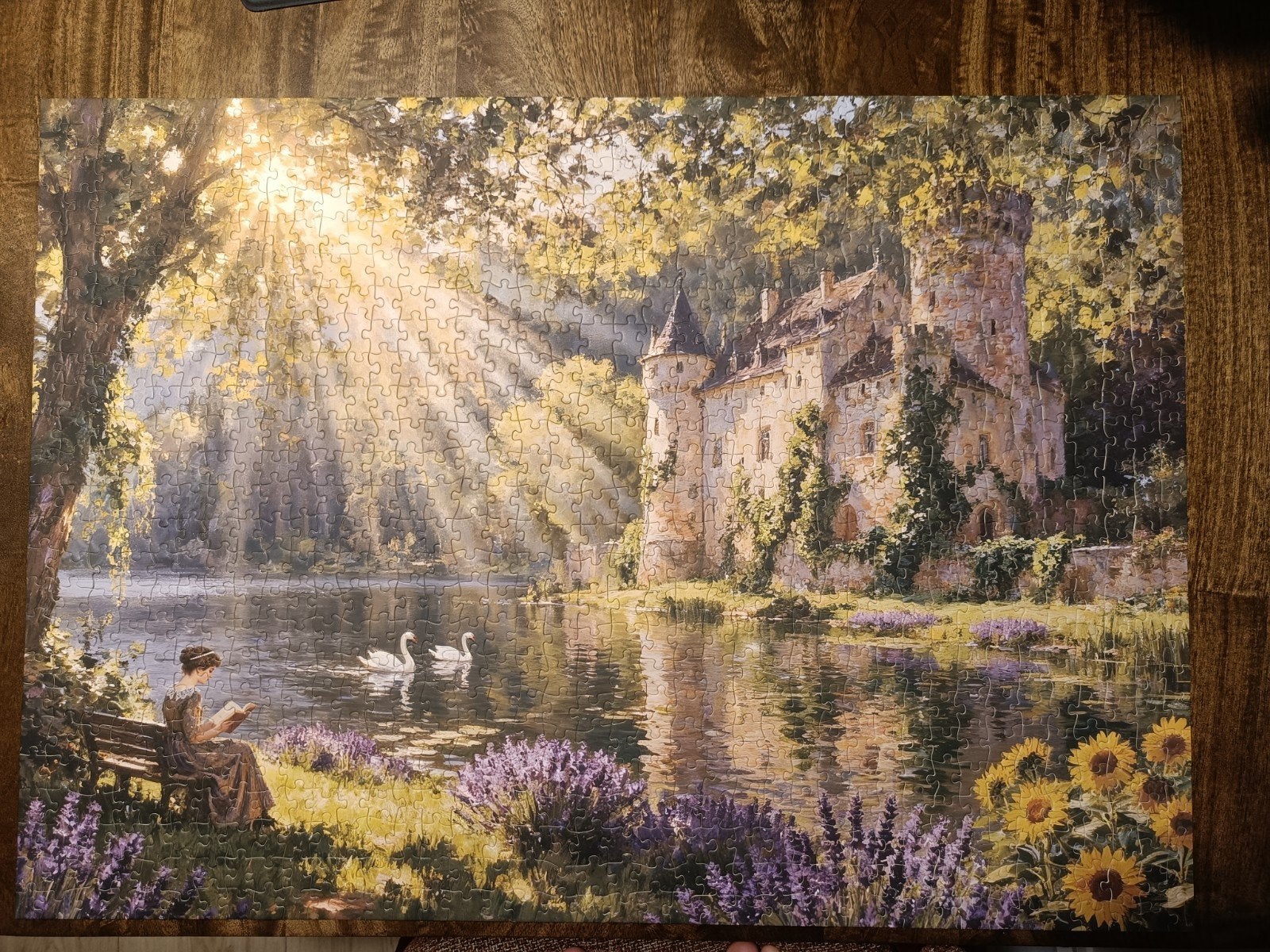 Legpuzzel 1000 stukjes - Zo goed als nieuw, compleet, Ophalen of Verzenden, 500 t/m 1500 stukjes, Zo goed als nieuw, Legpuzzel