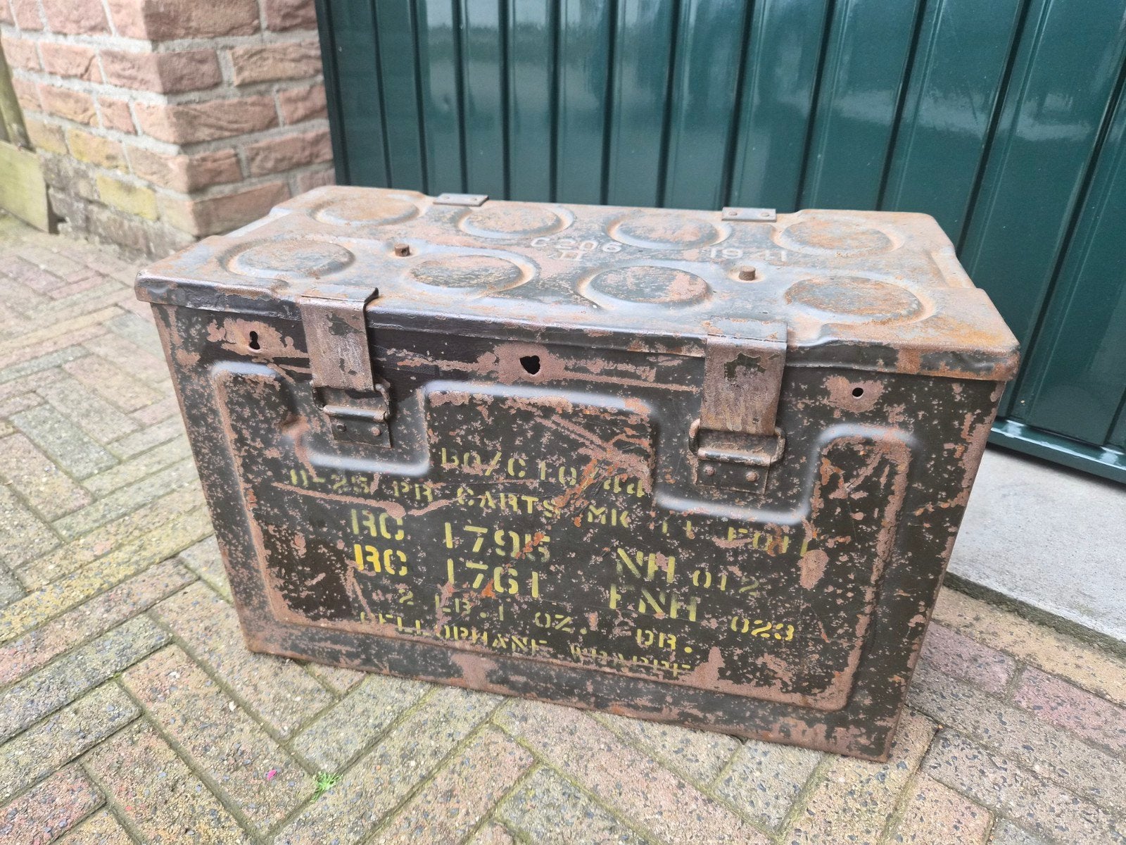 Engelse wo2 1941 25 ponder kist, Ophalen of Verzenden, Landmacht, Engeland, Kist of Geocache