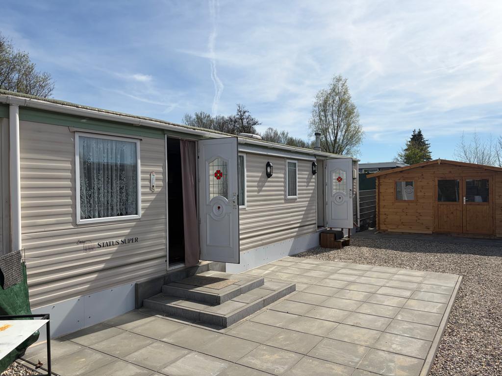 Chalet incl. plaats 12 x 3.80 dubbelglas goed isoleert 3 slk, Meer dan 6