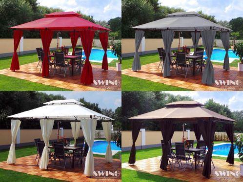 Exclusieve Designer Pavillon / Prieel / Partytent 3x4m, Ophalen of Verzenden, Nieuw, Minder dan 5 meter, Paviljoen