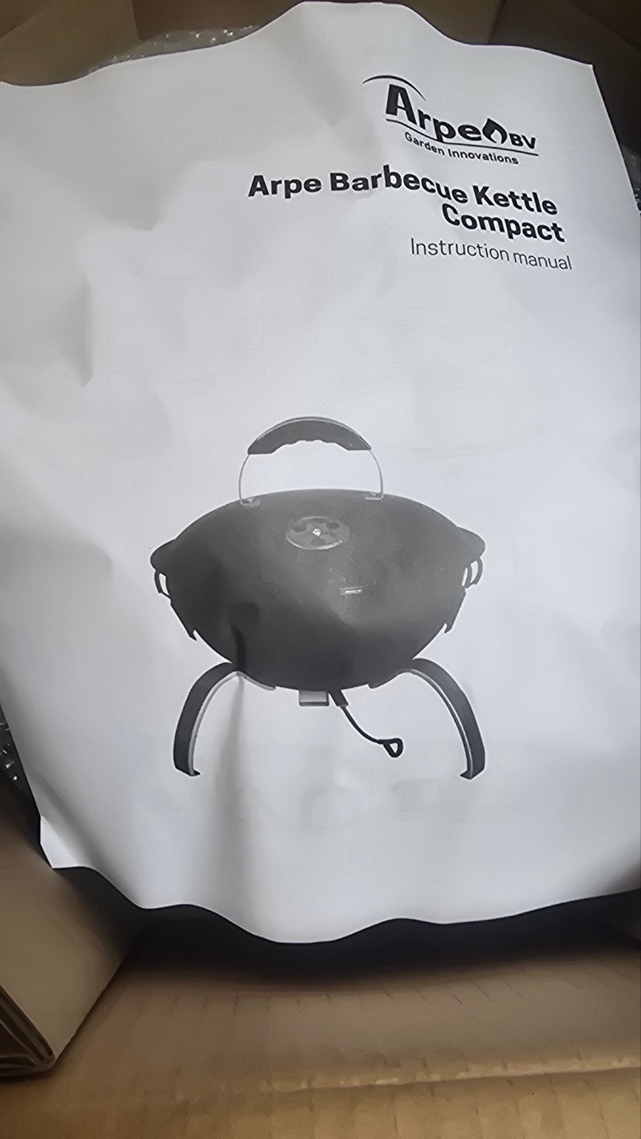 Compacte Draagbare Barbecue BBQ - Zwart, Ophalen, Nieuw, Arpe BV