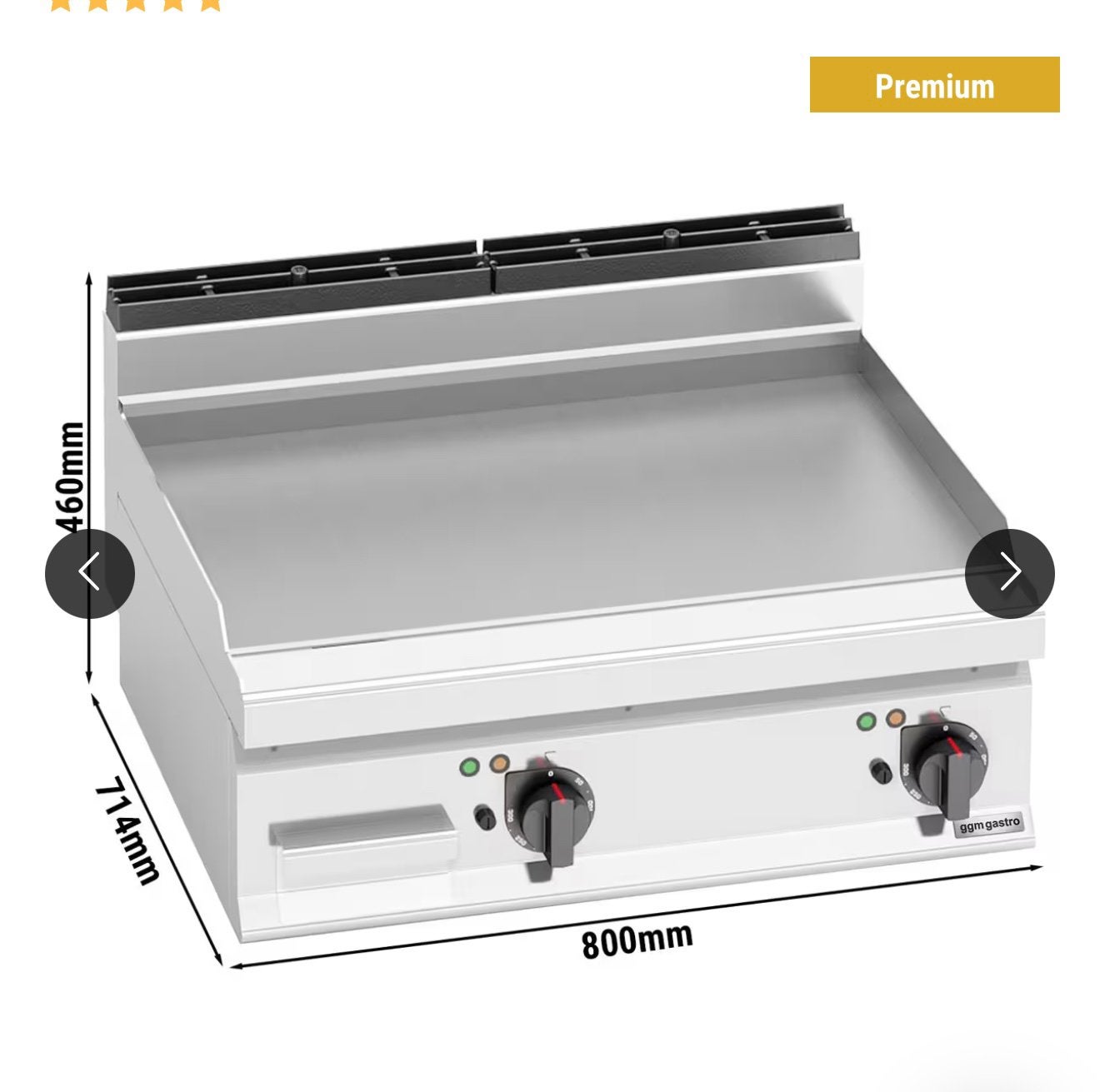 Bakplaat tafelmodel elektrisch, Ophalen, Fornuis, Frituur en Grillen