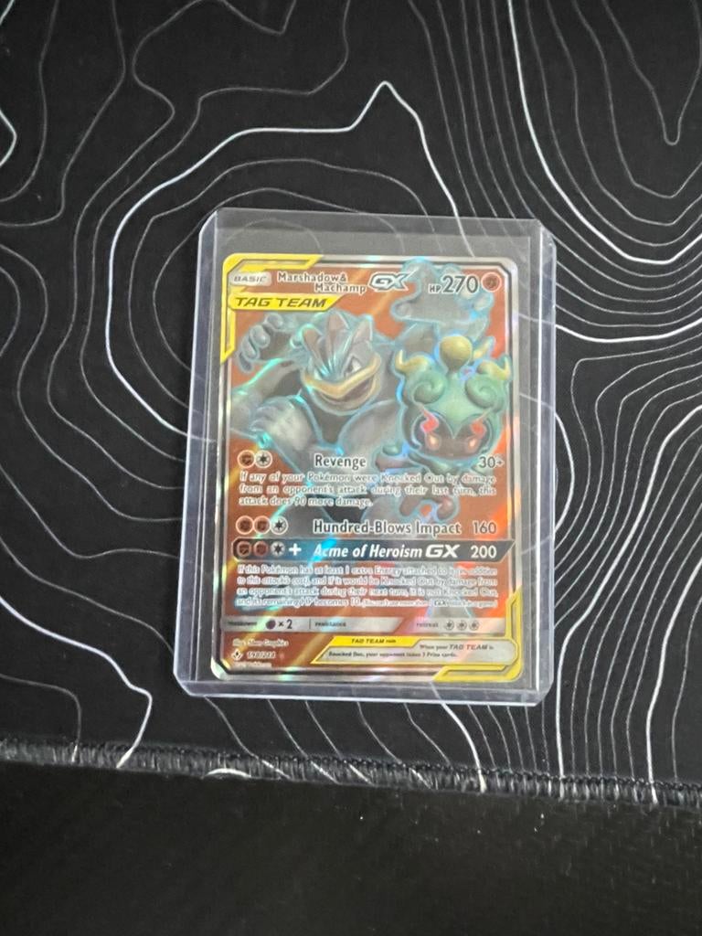 Marshadow & machamp gx tag team, Ophalen, Zo goed als nieuw, Losse kaart