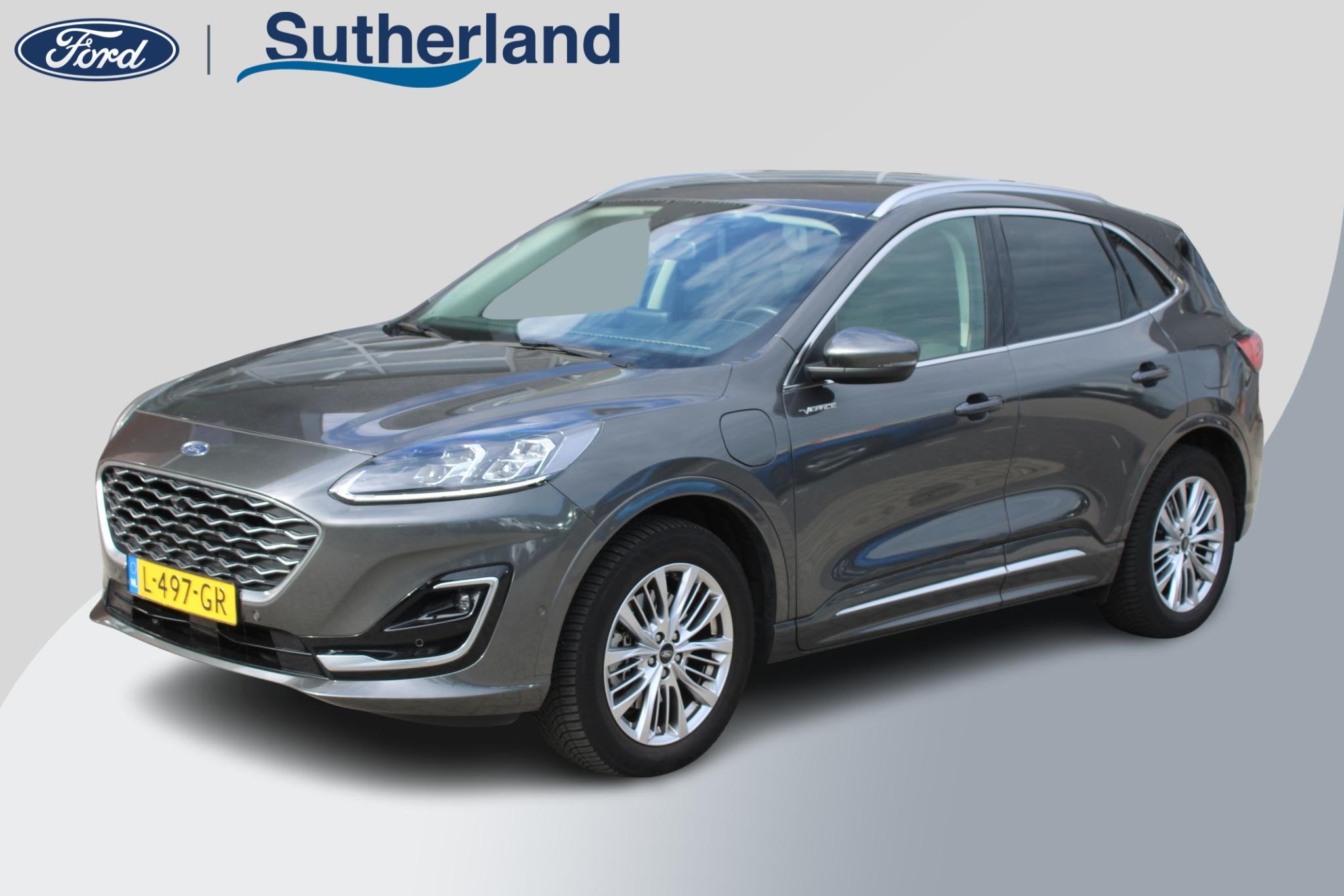 Ford Kuga 2.5 PHEV Vignale | 121.500 KM | Volledig lederen i, Auto's, 14 kWh, Gebruikt, Bedrijf, Hybride Elektrisch/Benzine