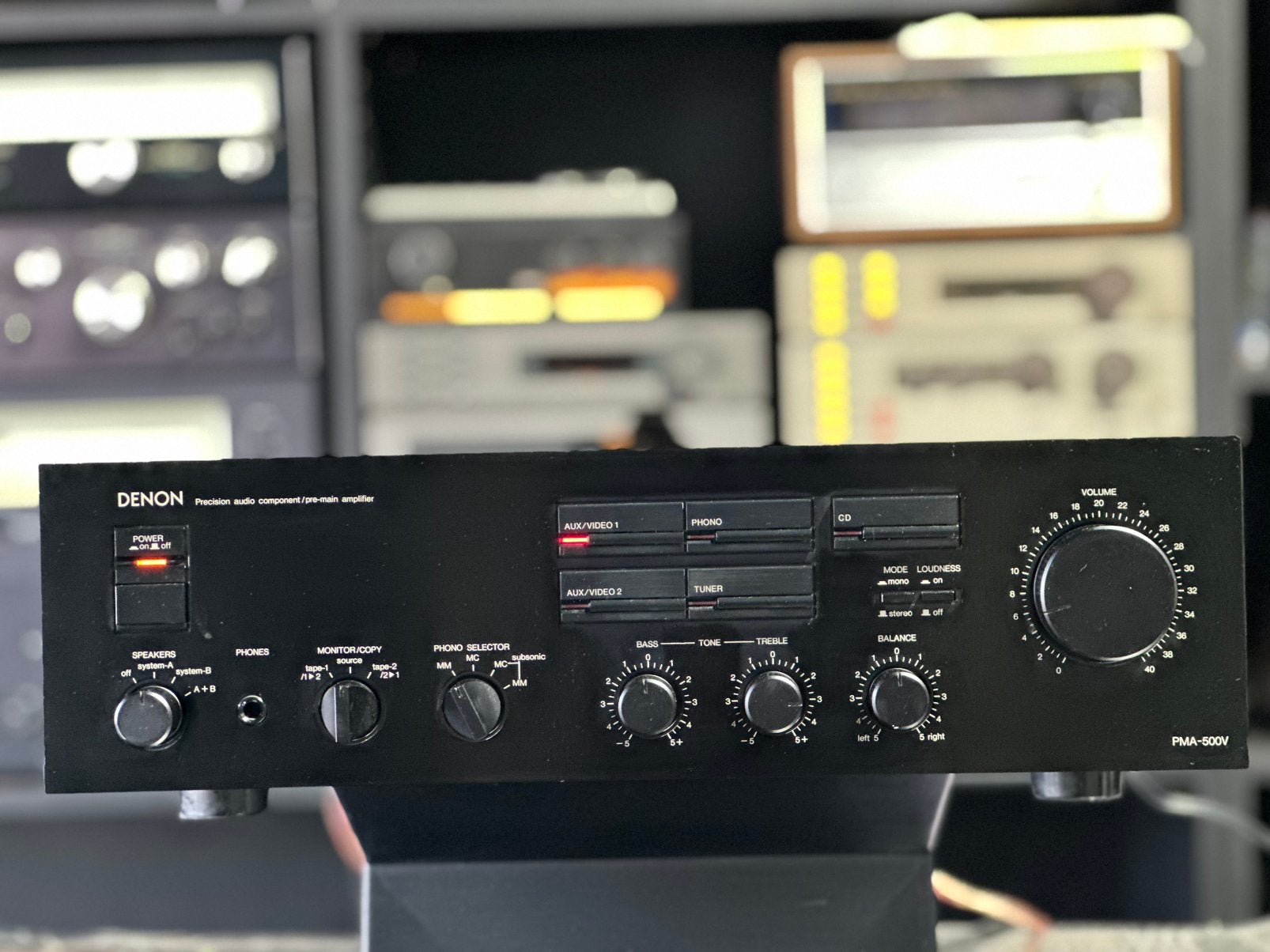 Denon PMA-500V Versterker – Krachtig & Betrouwbaar, Denon, MP3-aansluiting, Ophalen of Verzenden, Zo goed als nieuw