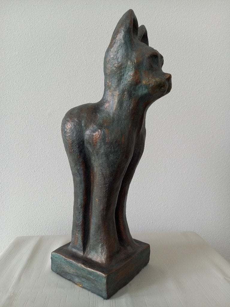 POES OF KATER, beeld, keramiek, Verzamelen, Ophalen, Nieuw, Dier
