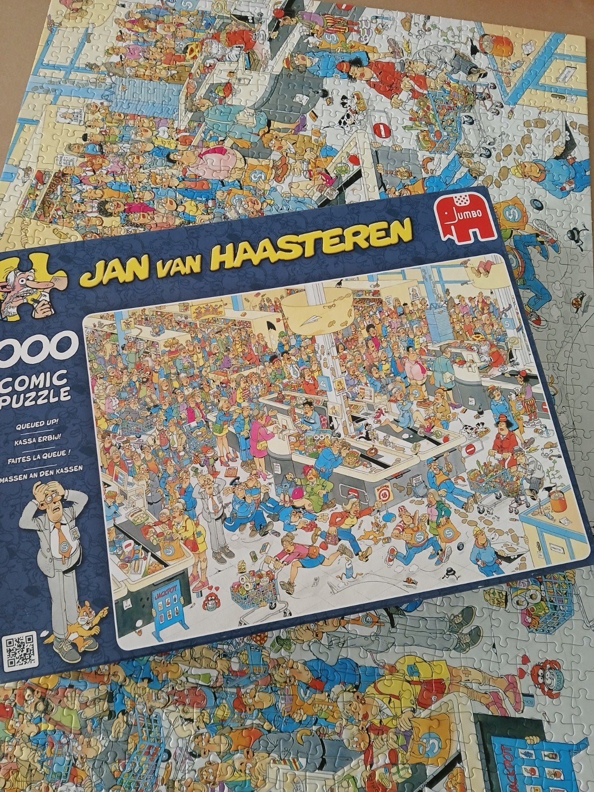 Jan van Haasteren 1000 stukjes, Ophalen of Verzenden, Zo goed als nieuw