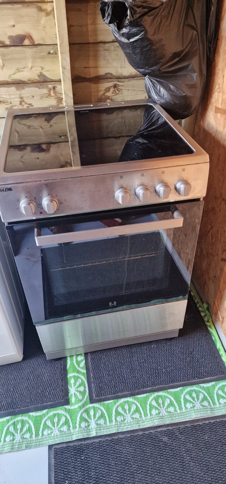 Etna Vrijstaand Fornuis met Keramische Kookplaat en Oven, Witgoed en Apparatuur, Gebruikt, 60 cm of meer, Keramisch, Vrijstaand