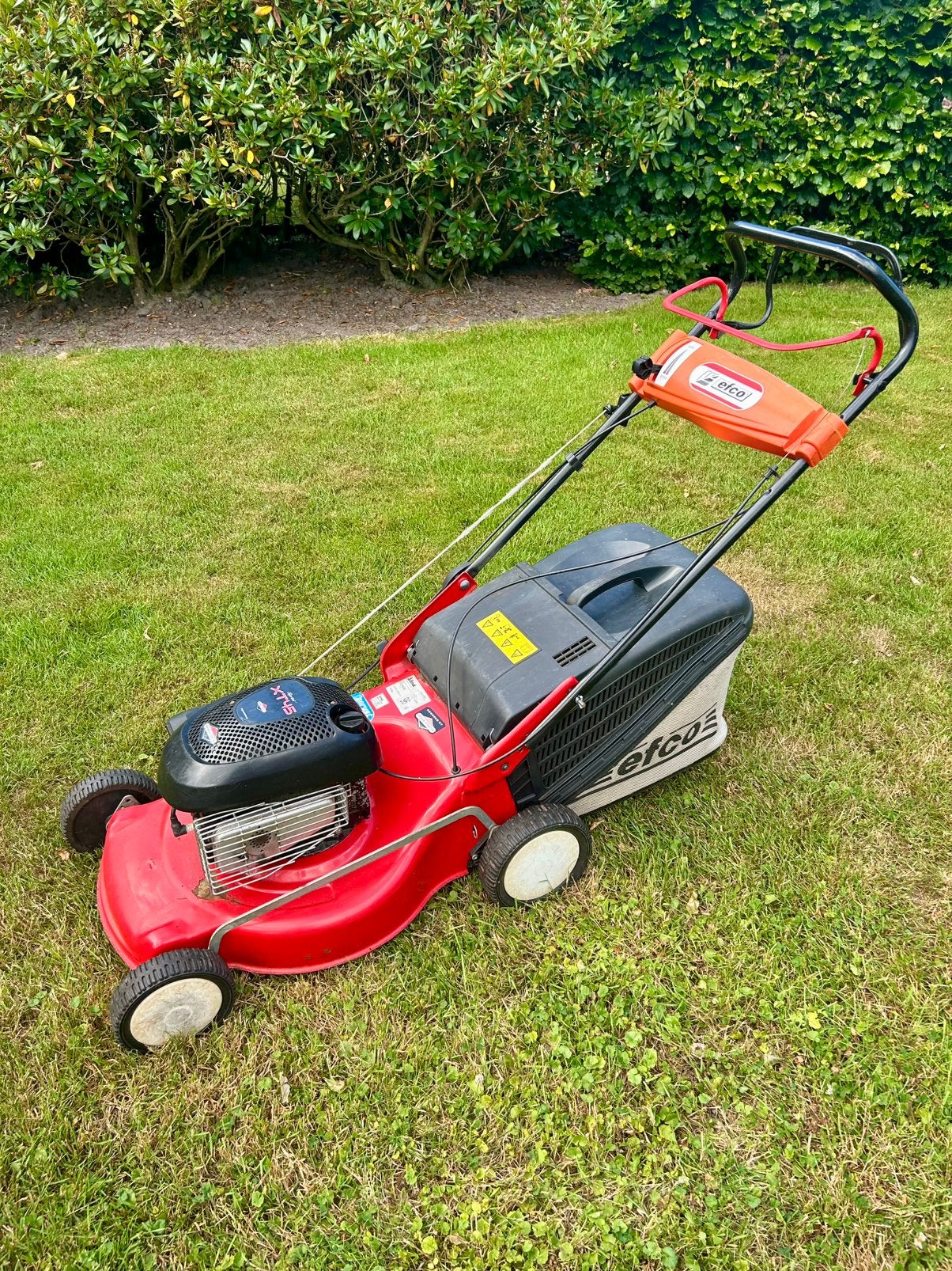 Efco benzine-grasmaaier 46 centimeter, Ophalen, Gebruikt, 40 t/m 49 cm, Benzine-grasmaaier