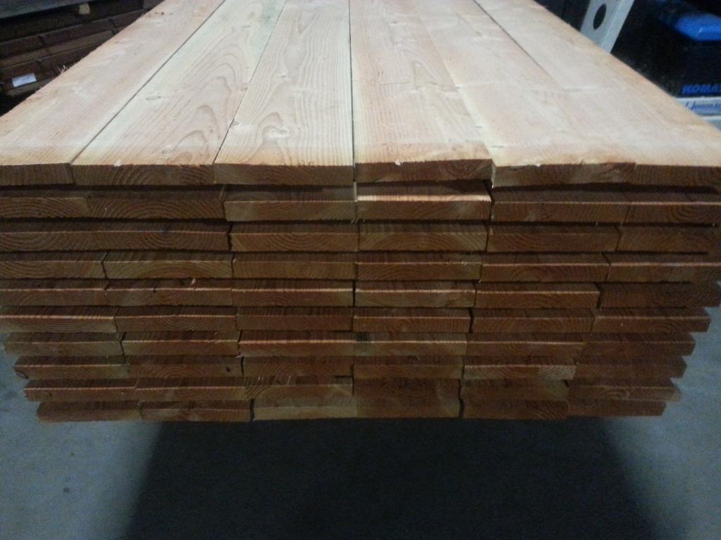 Douglas steigerdelen 32x200 MM fijnbezaagd 500 CM lang, 25 tot 50 mm, Nieuw, Plank, 300 cm of meer