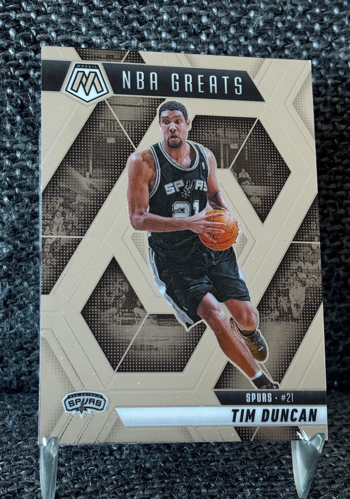 Tim Duncan San Antonio Spurs Panini NBA basketball card, Ophalen of Verzenden, Nieuw, Plaatje