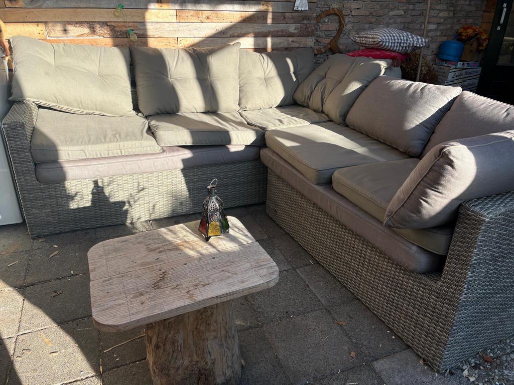 Loungeset 2 delig 210x80 + 130x80, Ophalen, 5 zitplaatsen, Gebruikt, Loungeset