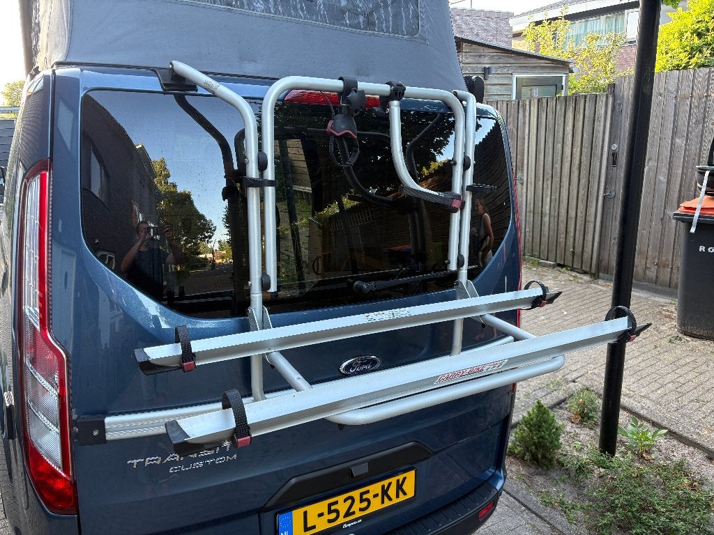 Fiamma Carry-Bike Ford Transit Custom / Nugget Plus, Ophalen, 2 fietsen, Gebruikt, Achterklepdrager