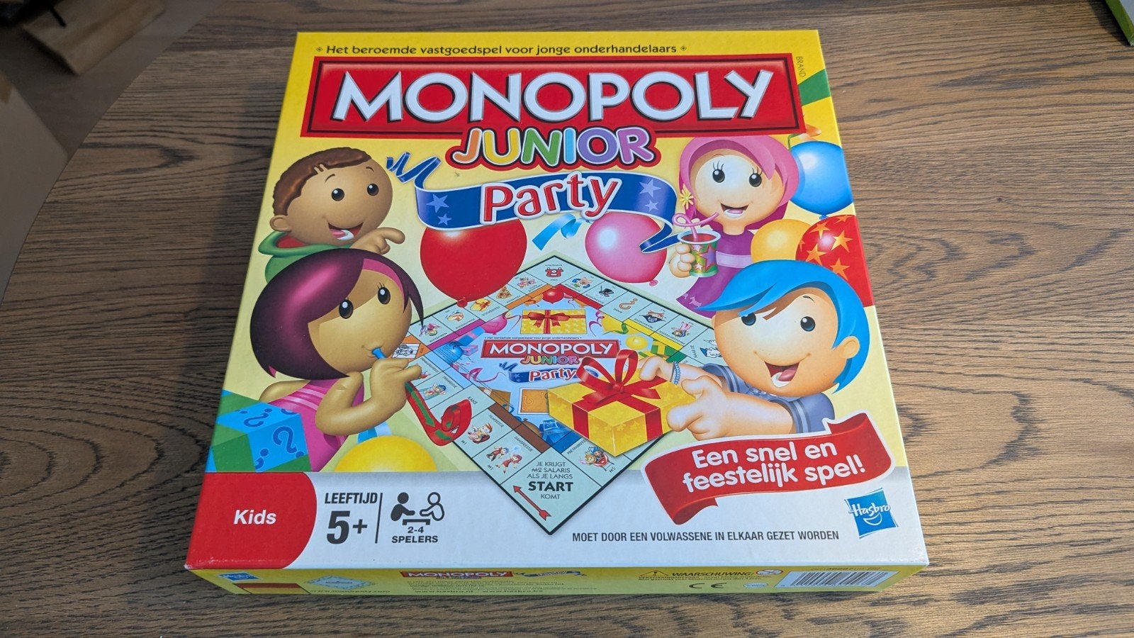 Monopoly Junior Party - Het beroemde vastgoedspel, Een of twee spelers, Ophalen of Verzenden, Zo goed als nieuw, Hasbro