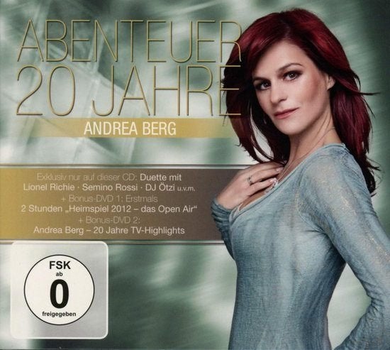 Andrea Berg - Abenteuer 20 Jahre - CD + 2 DVDs, Alle leeftijden, Ophalen of Verzenden, Zo goed als nieuw