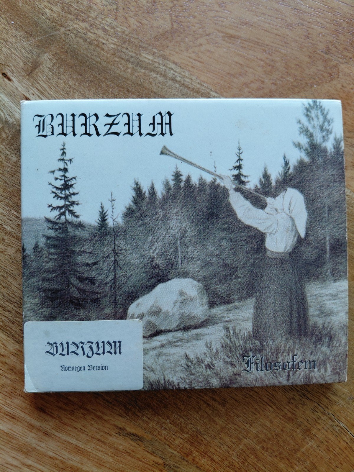 Burzum filosofem Nowegian version cd, Verzenden