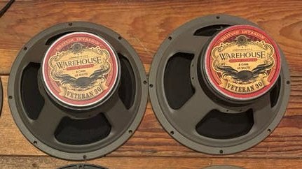 12 inch gitaar speakers, 8 ohm en 16 ohm., Muziek en Instrumenten, Instrumenten | Onderdelen, Ophalen of Verzenden, Zo goed als nieuw