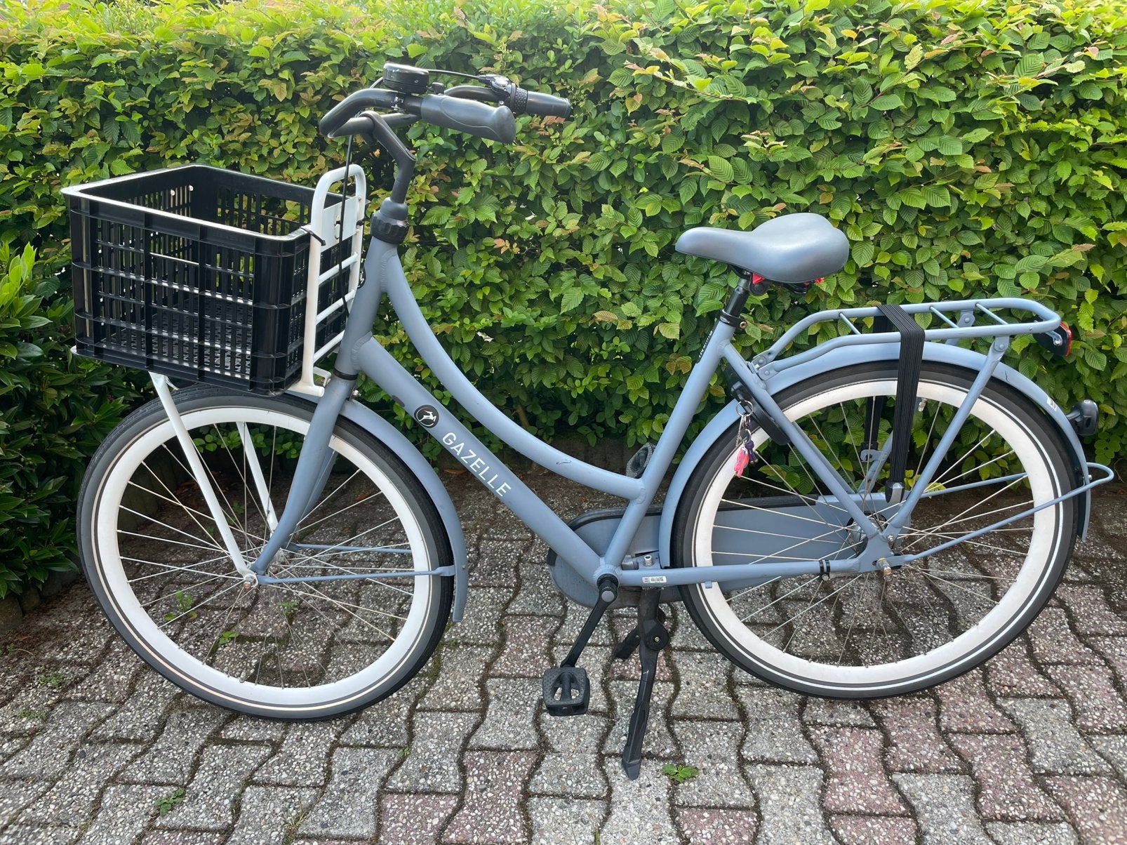 Gazelle Puur NL Damesfiets D54 met Voordrager, Fietsen en Brommers, Fietsen | Dames | Damesfietsen, Ophalen, Velgrem, 50 tot 53 cm