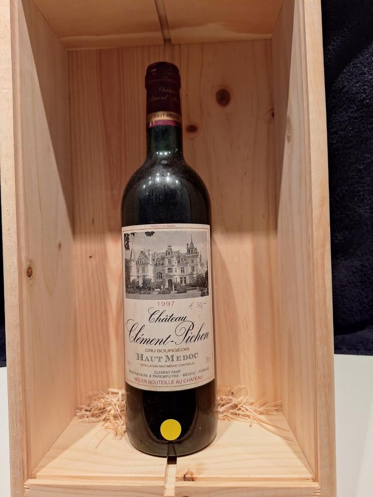 Château Clément-Pichon 1997 Haut-Médoc Rode Wijn, Gebruikt, Frankrijk, Ophalen of Verzenden, Rode wijn
