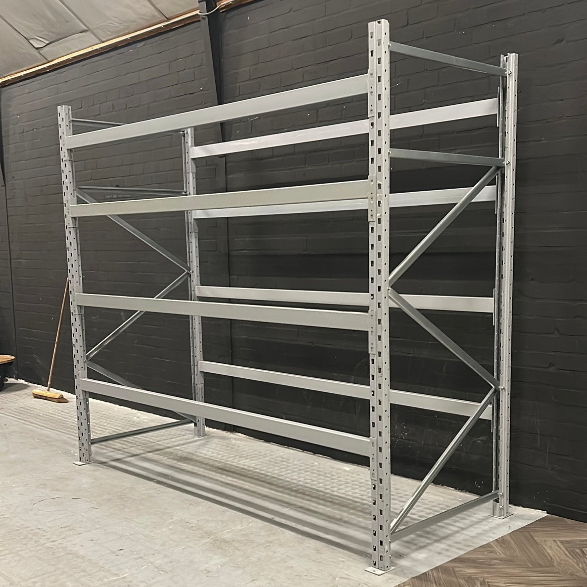 Palletstelling magazijnstelling 37,8m (1 Stuk ook mogelijk), Ophalen of Verzenden