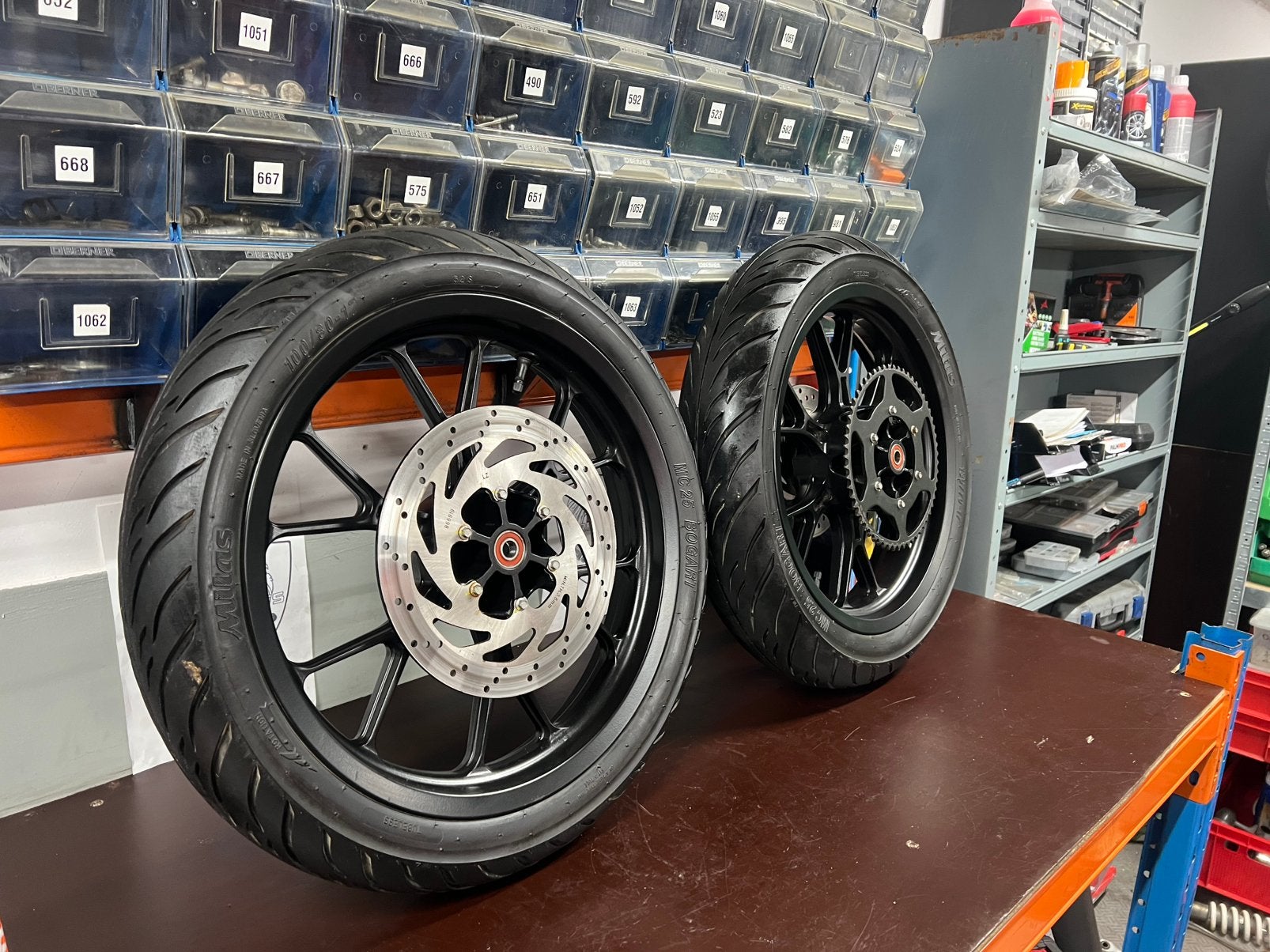 Derbi gietvelgen 15mm asmaat, Fietsen en Brommers, Brommeronderdelen | Algemeen, Ophalen, Overige typen, Zo goed als nieuw, Drd