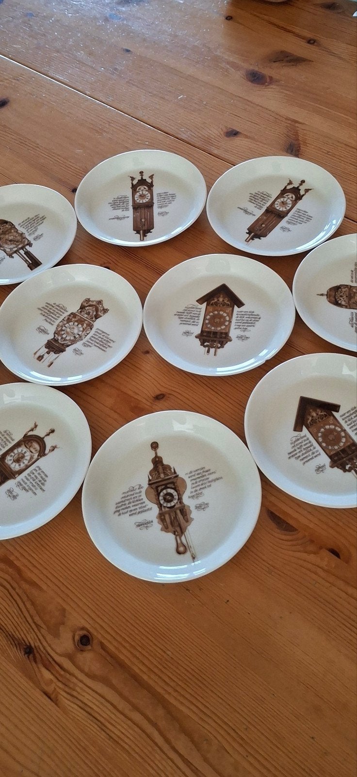 Mitterteich Porzellan schoteltjes met een klok !, Ophalen