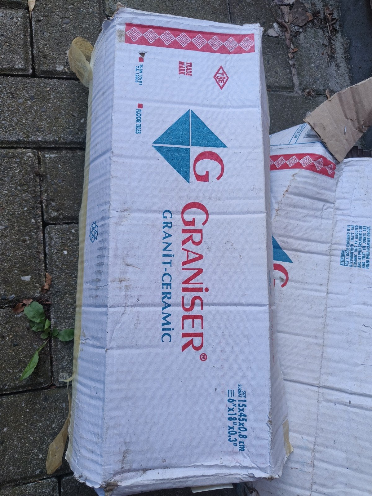 28 Graniser Granit-Ceramic tegels 45x15 cm, Ophalen, 40 tot 60 cm, Keramiek, Nieuw