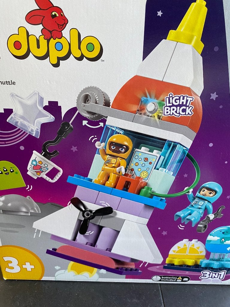 Lego Duplo 10422 3-in-1 Ruimtemissie met Lichtsteen, Ophalen of Verzenden, Zo goed als nieuw, Space, Duplo