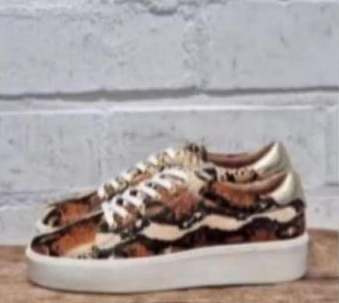 DWARS - Prachtige leren sneakers maat 37 - Nieuw - DWRS, Kleding | Dames, Schoenen, DWRS, Bruin, Nieuw, Ophalen of Verzenden