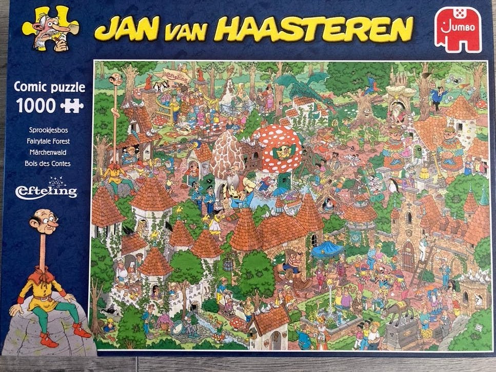 7 Jan van Haasteren puzzels voor € 50, Ophalen of Verzenden, Meer dan 50 stukjes, Gebruikt, 6 jaar of ouder