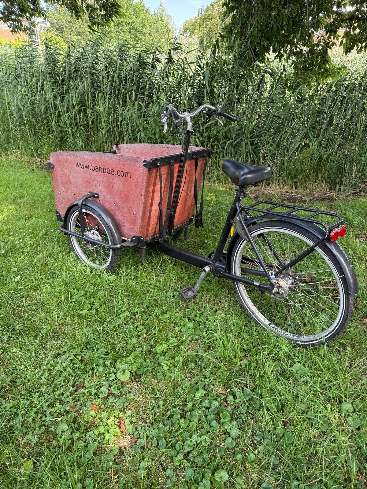 Babboe bakfiets (niet electrisch) vaste prijs, Fietsen en Brommers, Ophalen, Gebruikt, 4 kinderen of meer, Overige merken