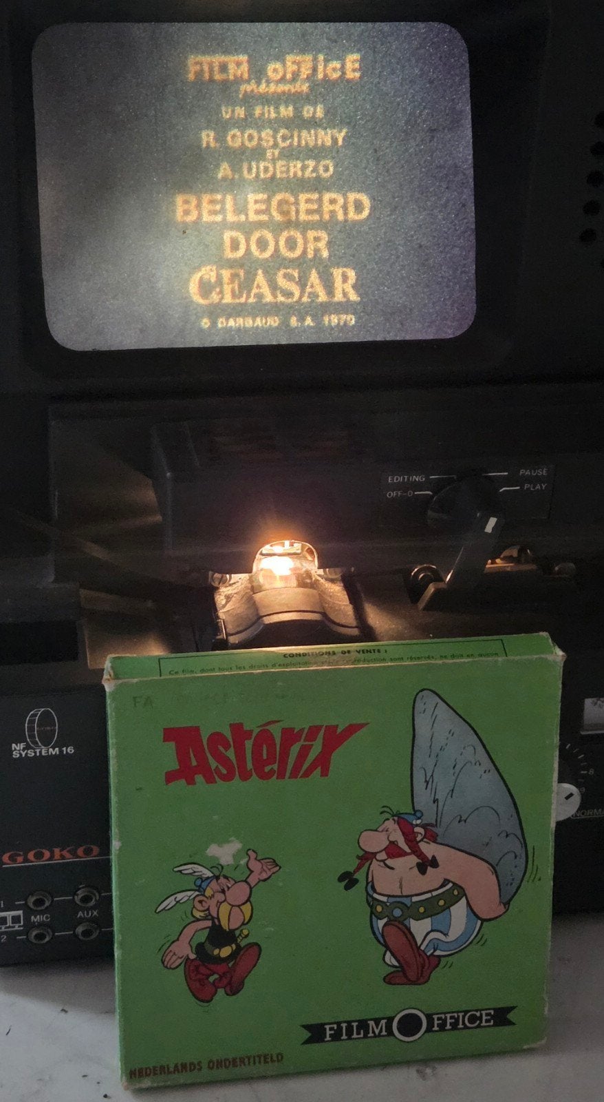 super 8 ASTERIX BELEGERD DOOR CEASAR kleur en geluid, Ophalen of Verzenden, 8mm film