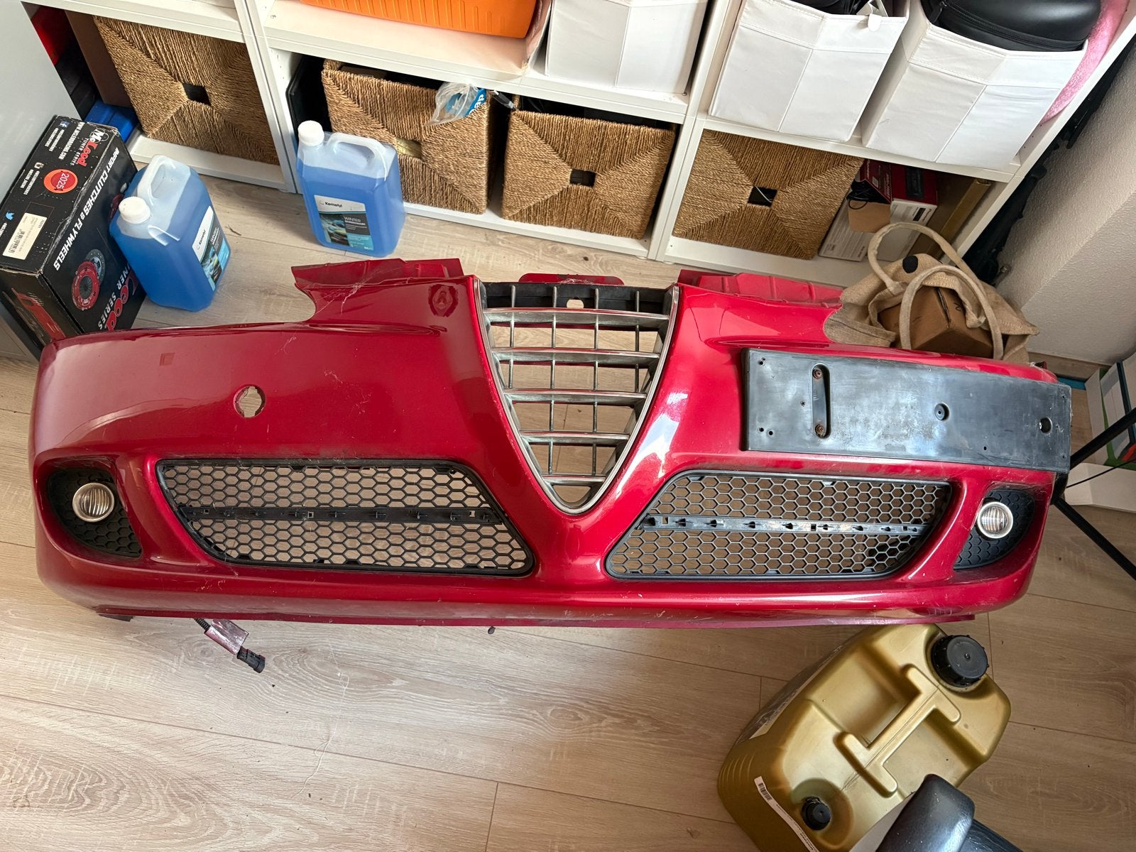 Voorbumper Alfa Romeo 147 (2005) - Rood, Gebruikt, Ophalen, Gebruikt, Voor, Alfa Romeo