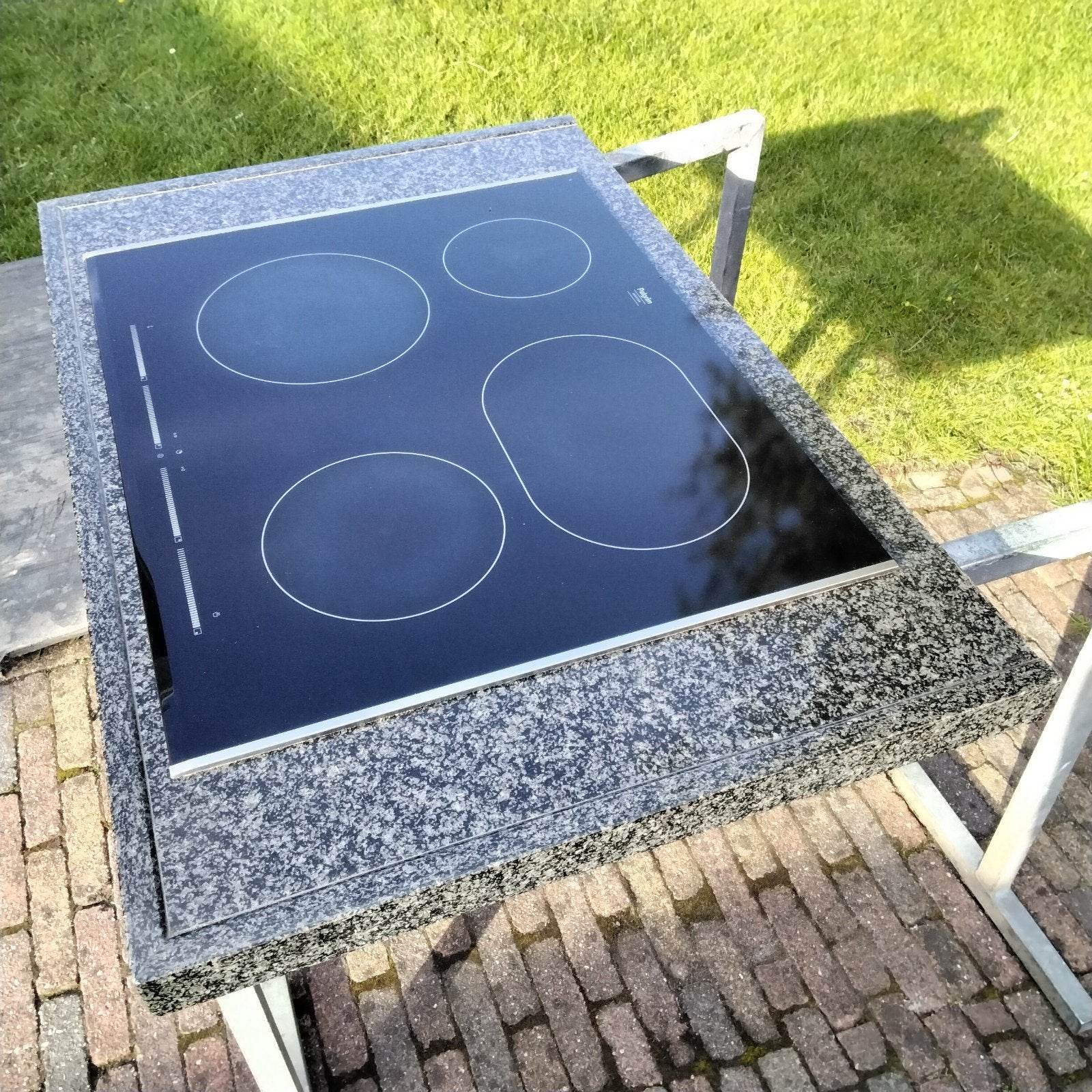 Inductie kookplaat Pelgrim met of zonder Granieten plateau., Witgoed en Apparatuur, Kookplaten, Gebruikt, Energieklasse A of zuiniger