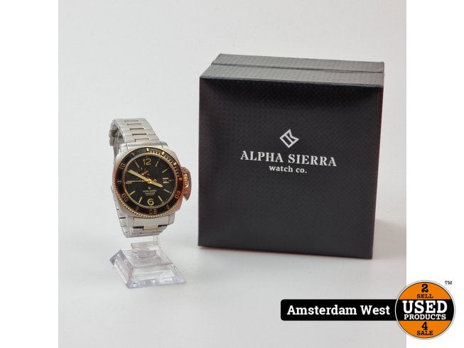 Alpha Sierra Phantom F4-BG004 Horloge, Alpha Sierra, Zo goed als nieuw, https://alphasierrawatches.com/pages/contact, Nobelstraat 31, 3846 CE Harderwijk