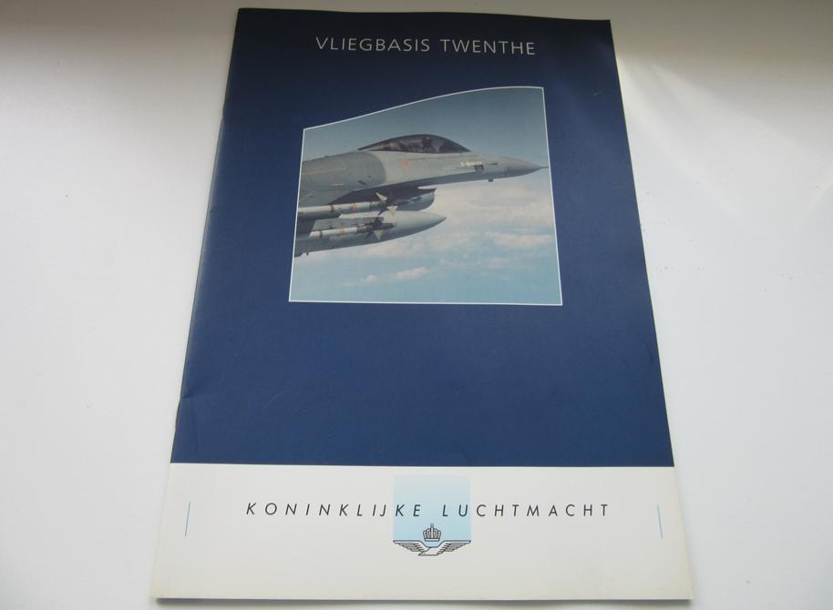 Vliegbasis Twenthe brochure, Verzenden, Luchtmacht, Nederland, Boek of Tijdschrift