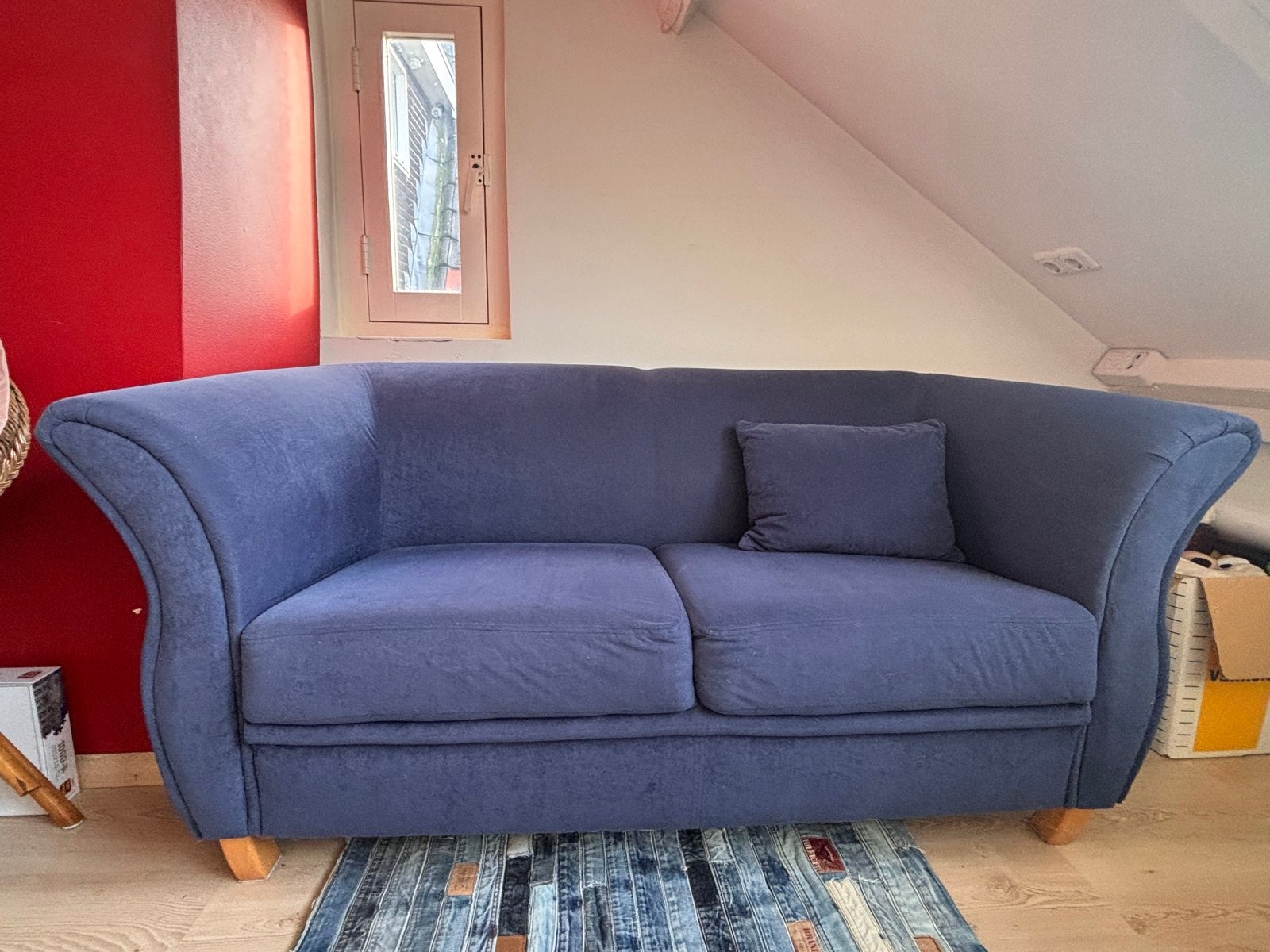 Heerlijk tweepersoonsbankje, Huis en Inrichting, Ophalen, Gebruikt, 150 tot 200 cm, Tweepersoons