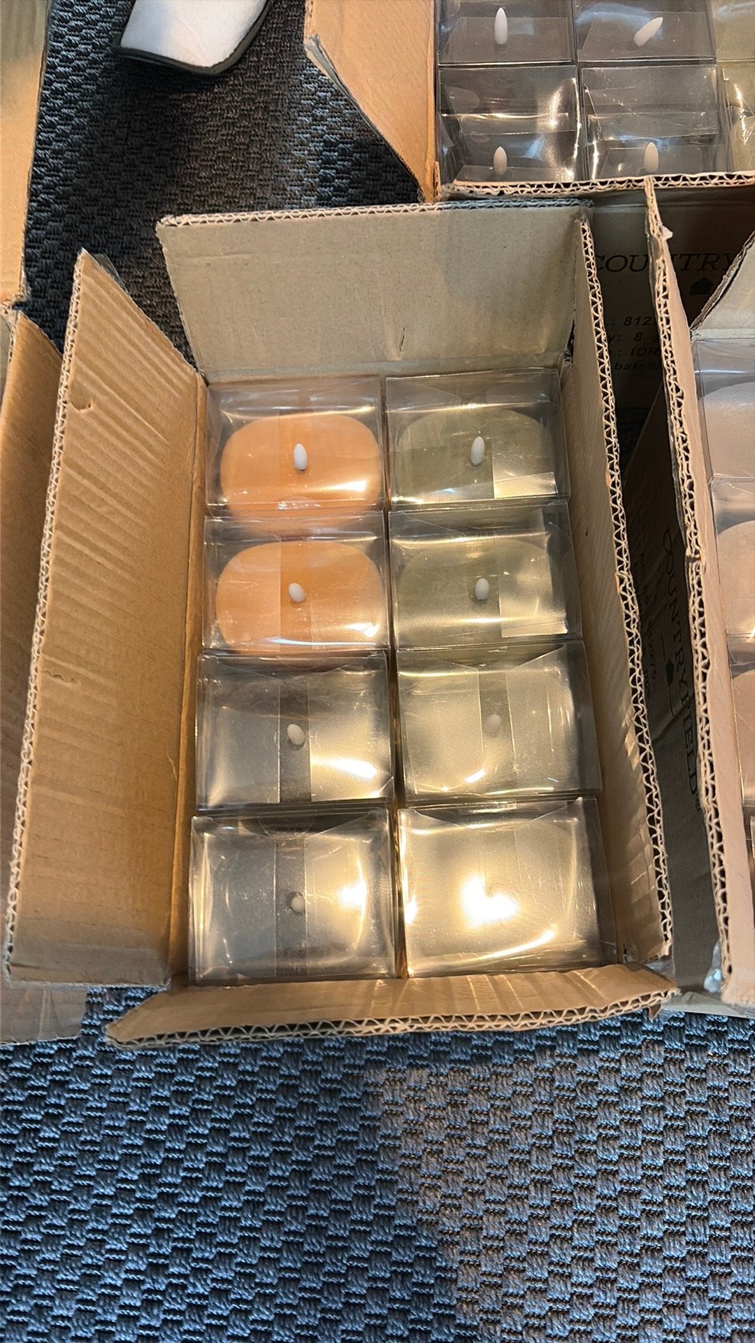 Countryfield led kaarsen ovaal met s en L en bolkaars lee, Ophalen of Verzenden, Nieuw