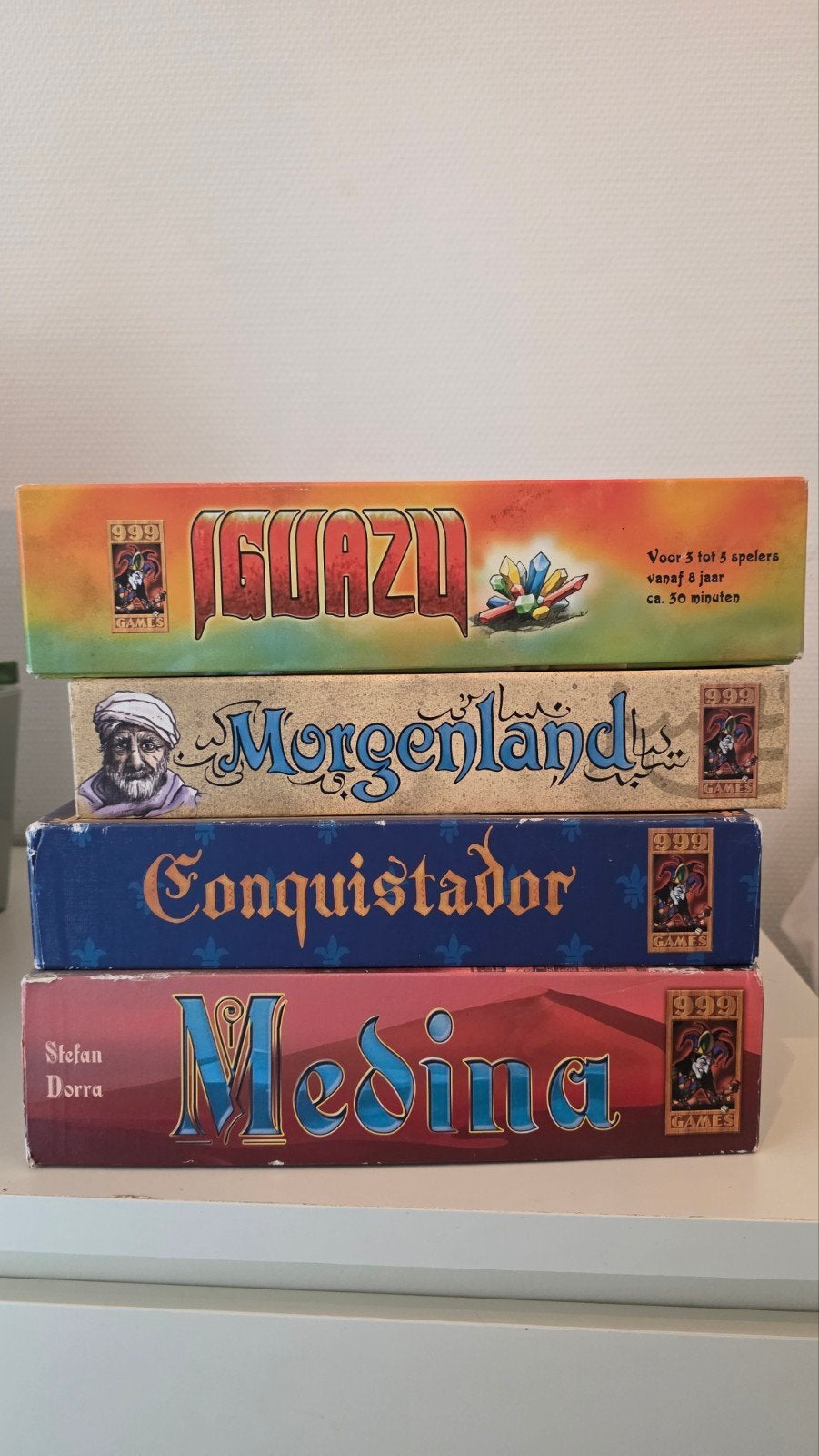 999 games iguazu, morgenland, conquistador  medina, Hobby en Vrije tijd, Ophalen of Verzenden