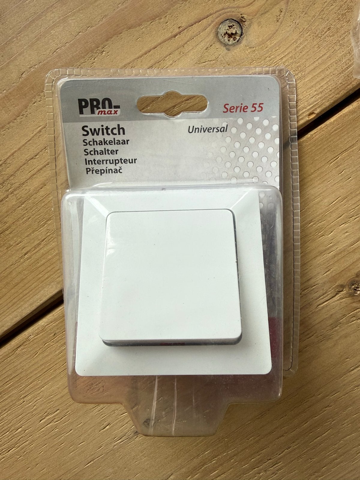 PROmax Schakelaar Serie 55 Universal, Ophalen of Verzenden, Nieuw, Overige merken, Schakelaar