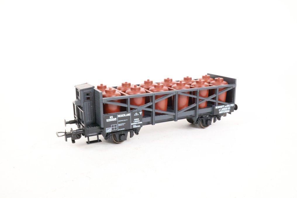 Liliput 207 40: zuurpottenwagon met remmershuisje NS, Hobby en Vrije tijd, Modeltreinen | H0, Gelijkstroom, Wagon, Ophalen of Verzenden