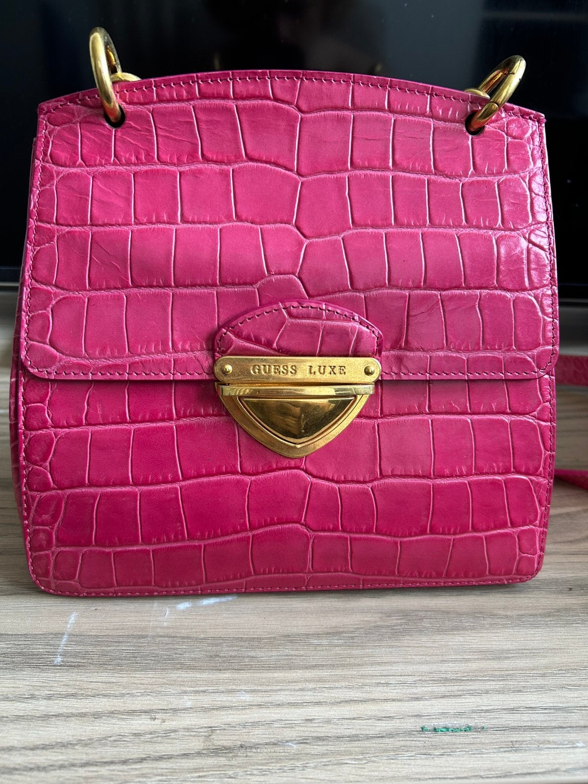 Guess vrouwen tas, Ophalen of Verzenden, Zo goed als nieuw, Roze, Schoudertasje