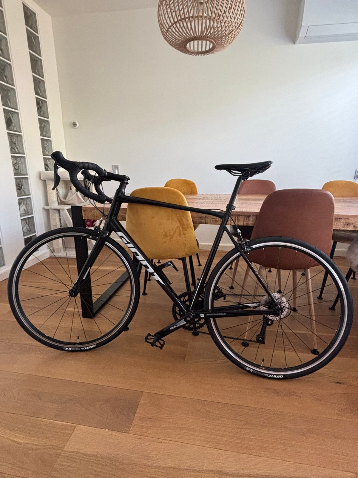 Giant contend 2 racefiets XL zwart, Fietsen en Brommers, Ophalen, 28 inch, Aluminium, Giant