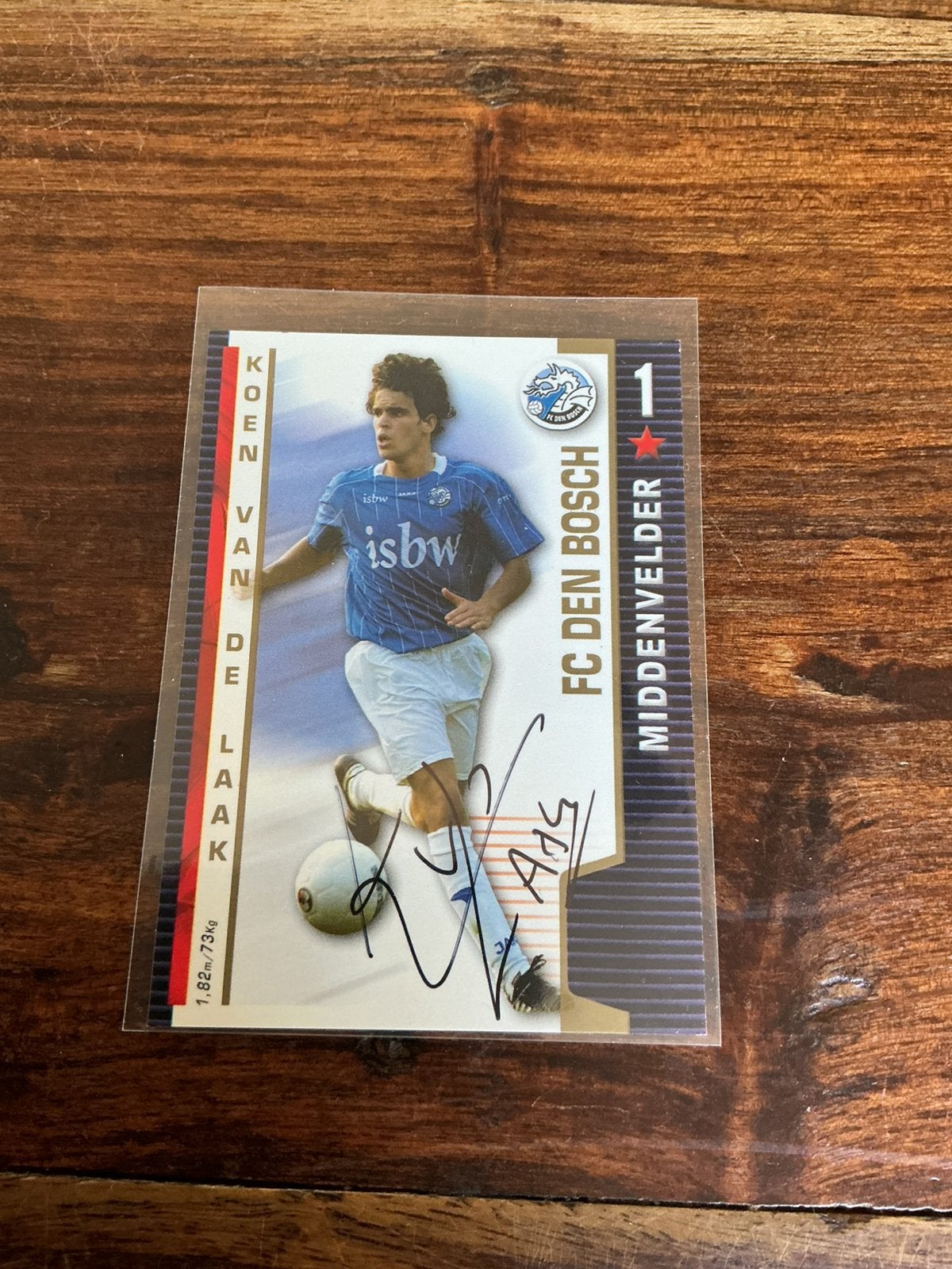 Voetbalplaatje All Stars 2004-2005 FC Den Bosch vd Laak hand, Verzenden, Nieuw, Poster, Plaatje of Sticker