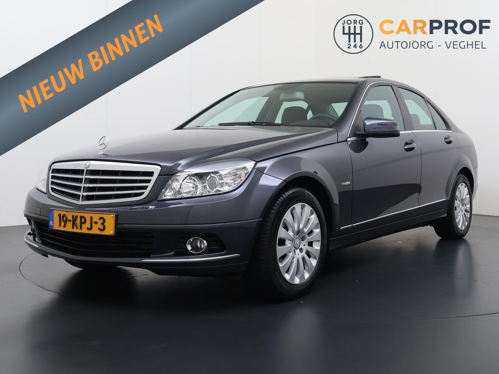 Mercedes-Benz C-klasse 180 K Elegance 1e Eigenaar | Dealer o, Gebruikt, Zwart, Handgeschakeld, Sedan