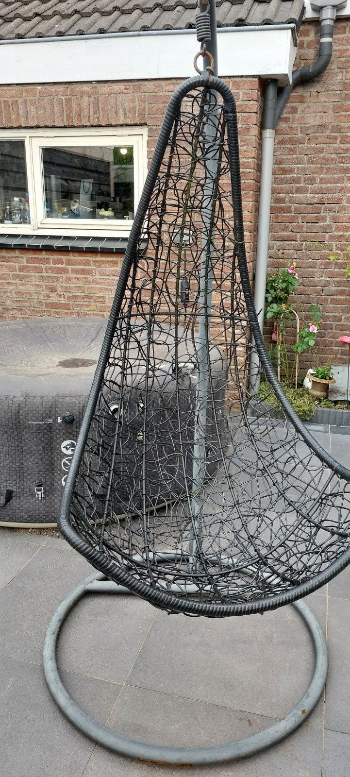 schommel Stoel voor buiten, Tuin en Terras, Ophalen, Gebruikt, Kunststof, Verstelbaar